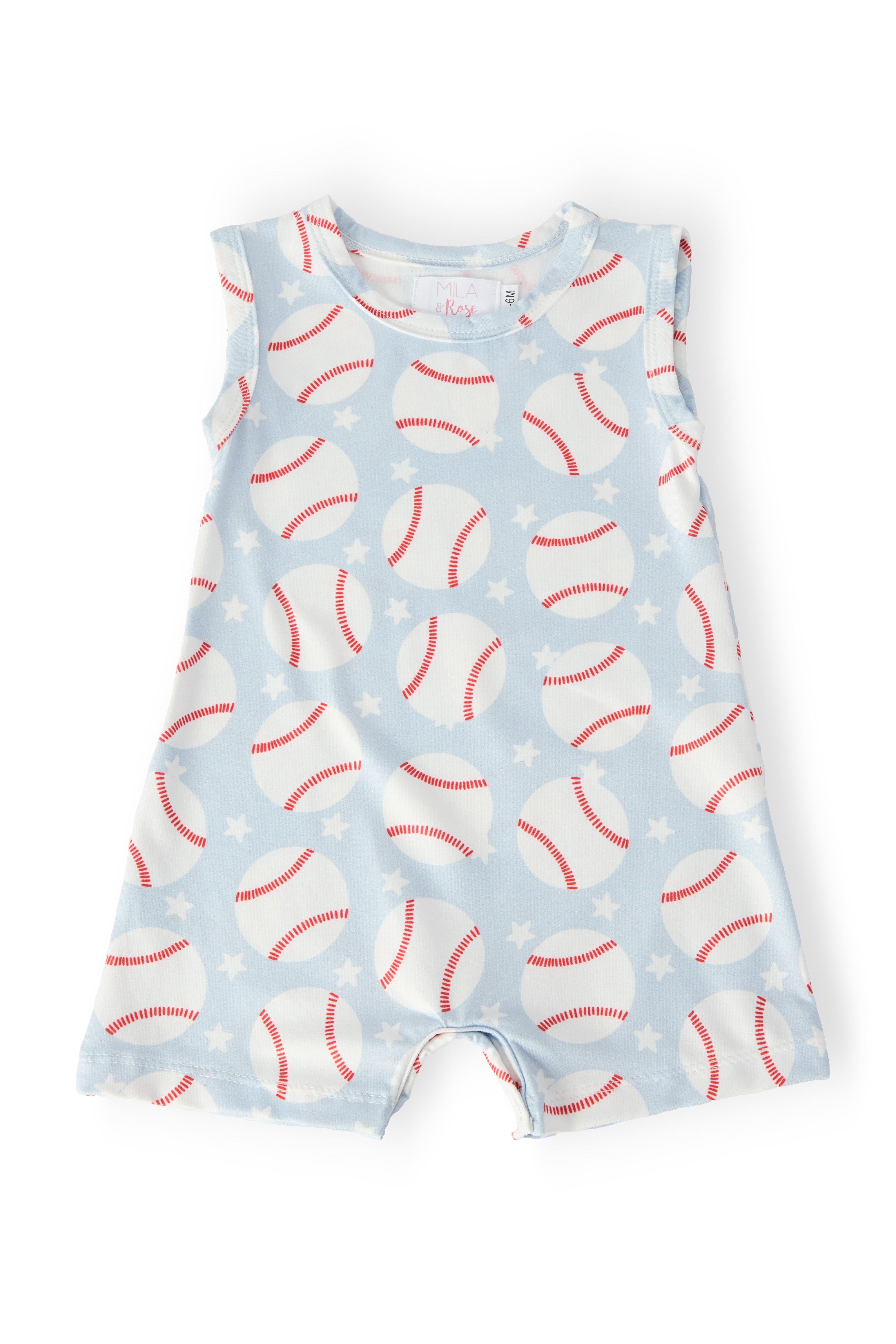 Baseball Shorty One-Piece - Aaria Tees Aaria Tees