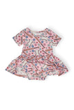 Batter Up S/S Twirl Bodysuit - Aaria Tees Aaria Tees