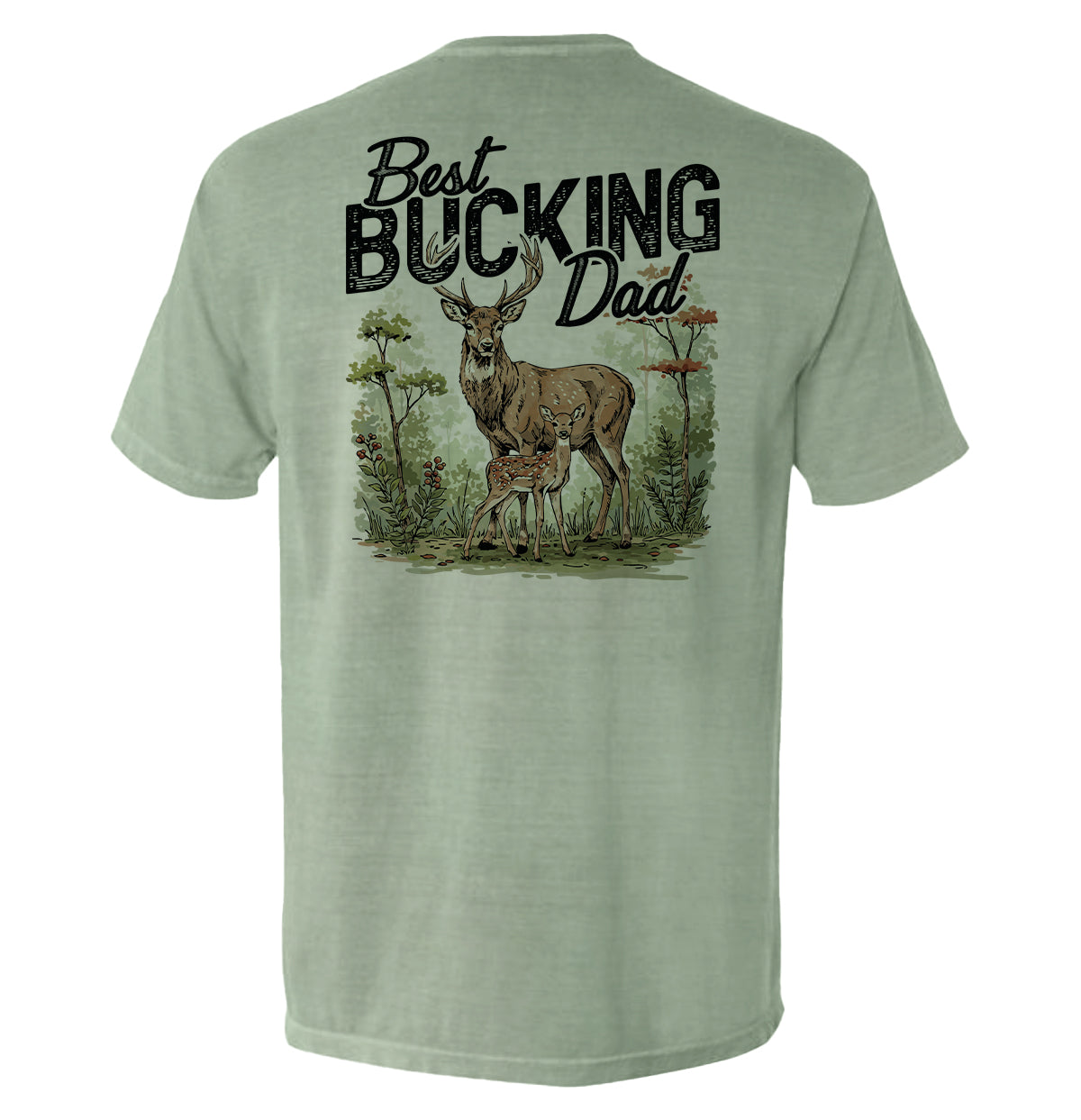 Best Bucking Dad - Aaria Tees Aaria Tees