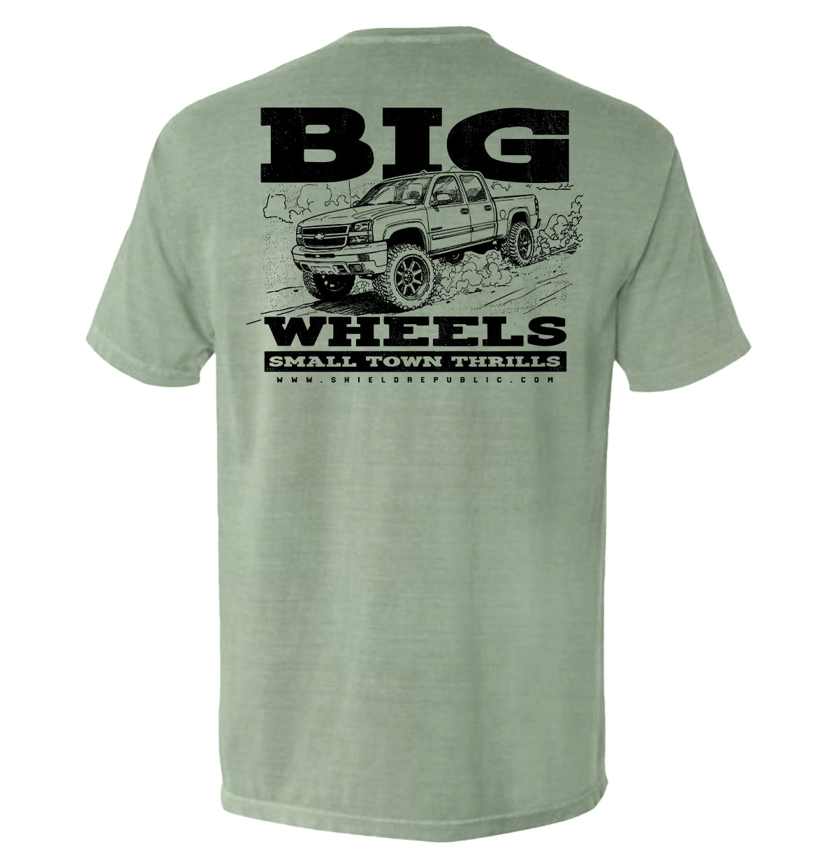 Big Wheels Small Town Thrills - Aaria Tees Aaria Tees