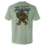 I'd Rather Be Fishing Bigfoot Aaria Tees