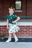 Baylor Green Bear Ruffle Pocket Tee - Aaria Tees Aaria Tees