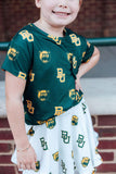 Baylor White Bear Ruffle Twirl Skort - Aaria Tees Aaria Tees