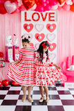 Be Mine 3/4 Sleeve Pocket Twirl Dress - Aaria Tees Aaria Tees