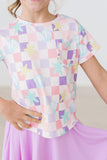 Beach Days Ruffle Pocket Tee - Aaria Tees Aaria Tees