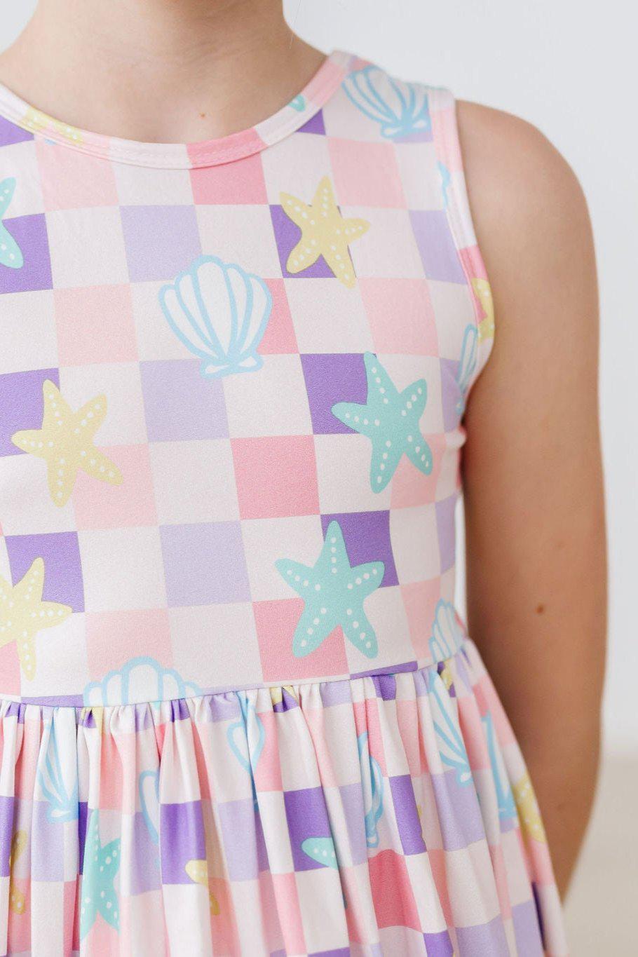 Beach Days Tank Twirl Dress - Aaria Tees Aaria Tees