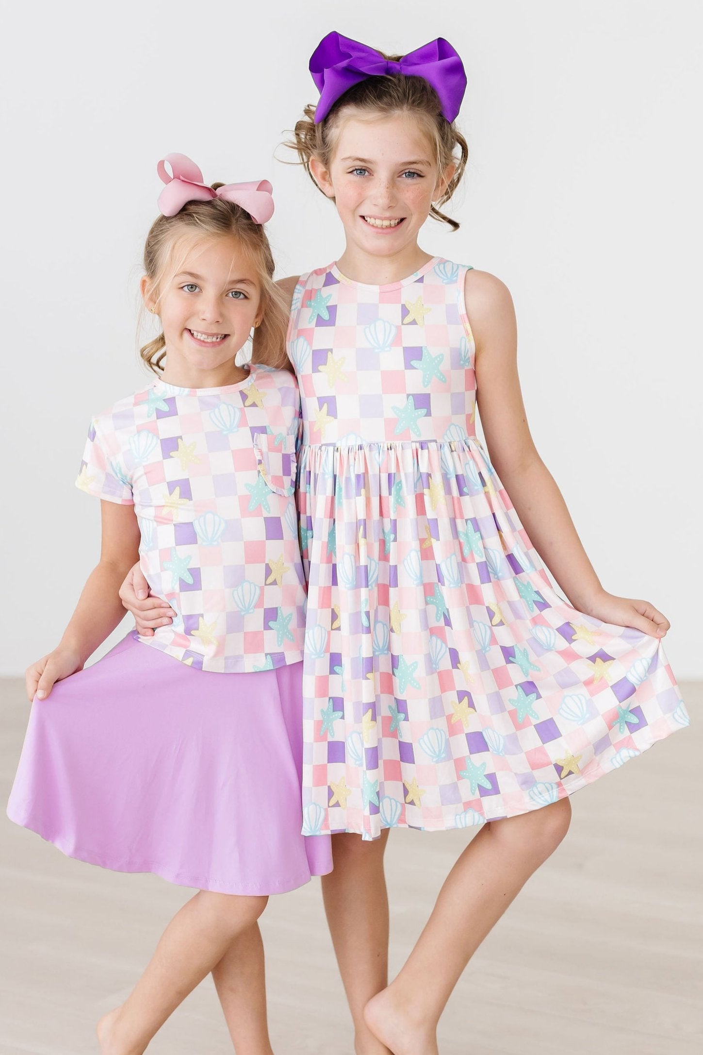 Beach Days Tank Twirl Dress - Aaria Tees Aaria Tees