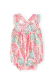 Beach Daze Ruffle Cross Back Romper - Aaria Tees Aaria Tees