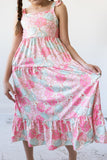 Beach Daze Ruffle Maxi Dress - Aaria Tees Aaria Tees