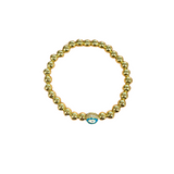 Beaded Evil Eye Bracelet Aaria Tees