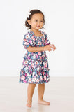 Beauty in Bloom Smocked Ruffle Dress - Aaria Tees Aaria Tees