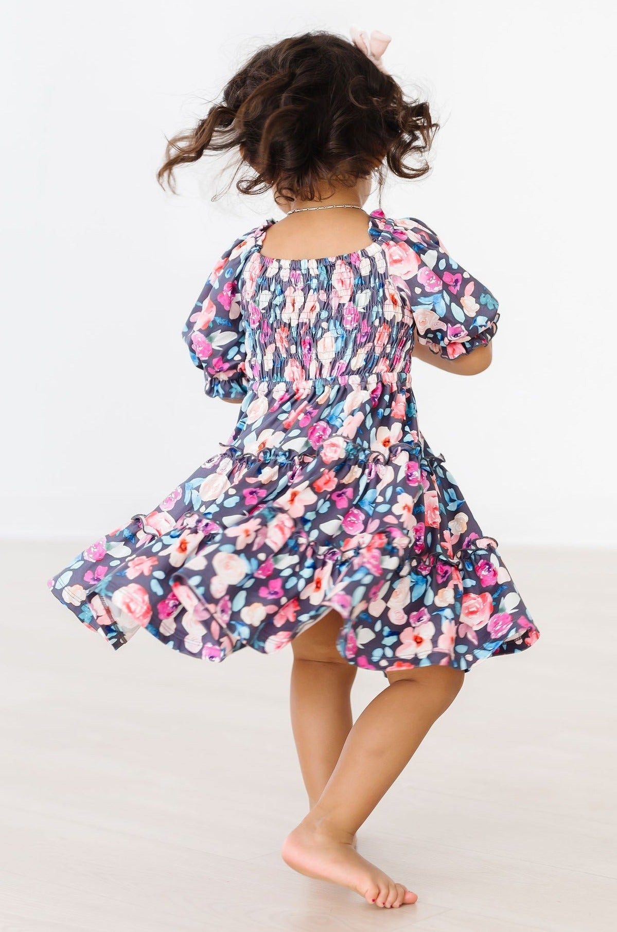 Beauty in Bloom Smocked Ruffle Dress - Aaria Tees Aaria Tees