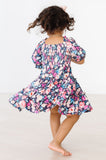 Beauty in Bloom Smocked Ruffle Dress - Aaria Tees Aaria Tees