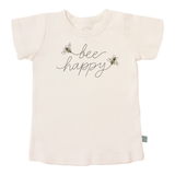 graphic tee | bee happy - Aaria Tees Aaria Tees