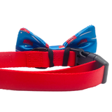 Beer Pong Blue Dog Bow Tie Aaria Tees