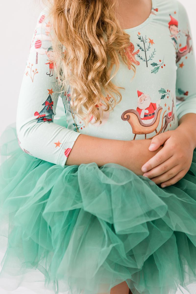 Believe in Your Elf 3/4 Tutu Leotard - Aaria Tees Aaria Tees