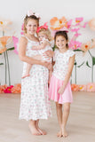 Berries & Bows Ruffle Maxi Dress - Aaria Tees Aaria Tees