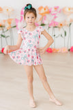 Berry Picnic S/S Twirl Leotard - Aaria Tees Aaria Tees