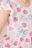 Berry Picnic S/S Twirl Leotard - Aaria Tees Aaria Tees