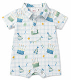 Birthday Magic Polo Shorty One-Piece - Aaria Tees Aaria Tees