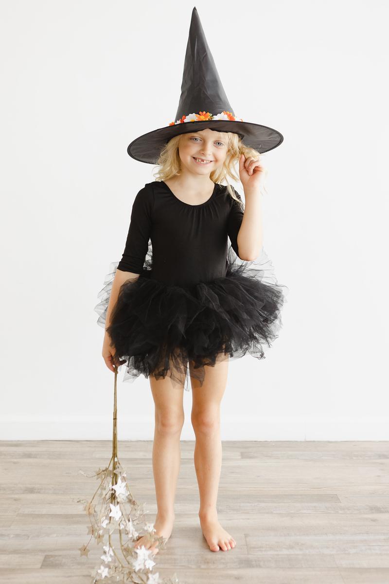 Black 3/4 Tutu Leotard - Aaria Tees Aaria Tees