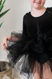 Black 3/4 Tutu Leotard - Aaria Tees Aaria Tees