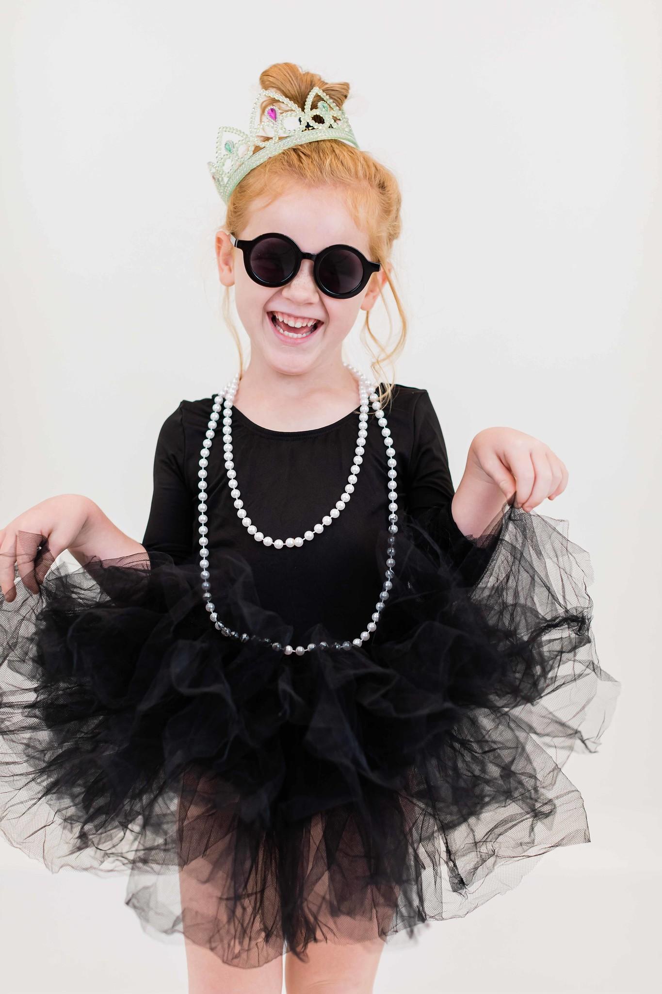 Black 3/4 Tutu Leotard - Aaria Tees Aaria Tees