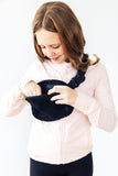 Black Fleece Belt Bag - Aaria Tees Aaria Tees
