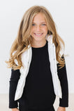 Black L/S Ruffle Tee - Aaria Tees Aaria Tees