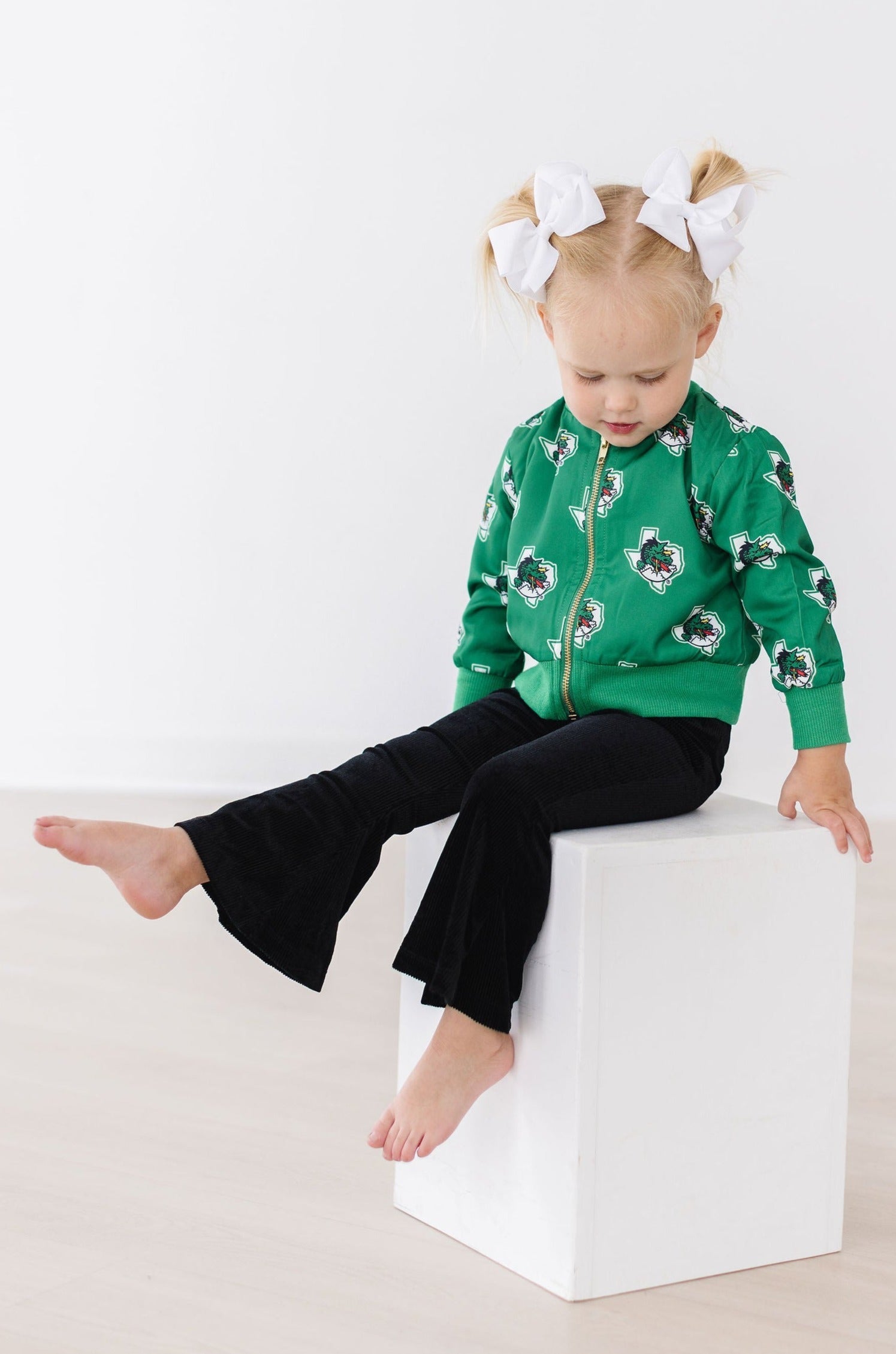 Black Ribbed Velvet Bells - Aaria Tees Aaria Tees