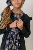 Black Ruffle Cardigan - Aaria Tees Aaria Tees