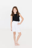 Black S/S Ruffle Tee - Aaria Tees Aaria Tees