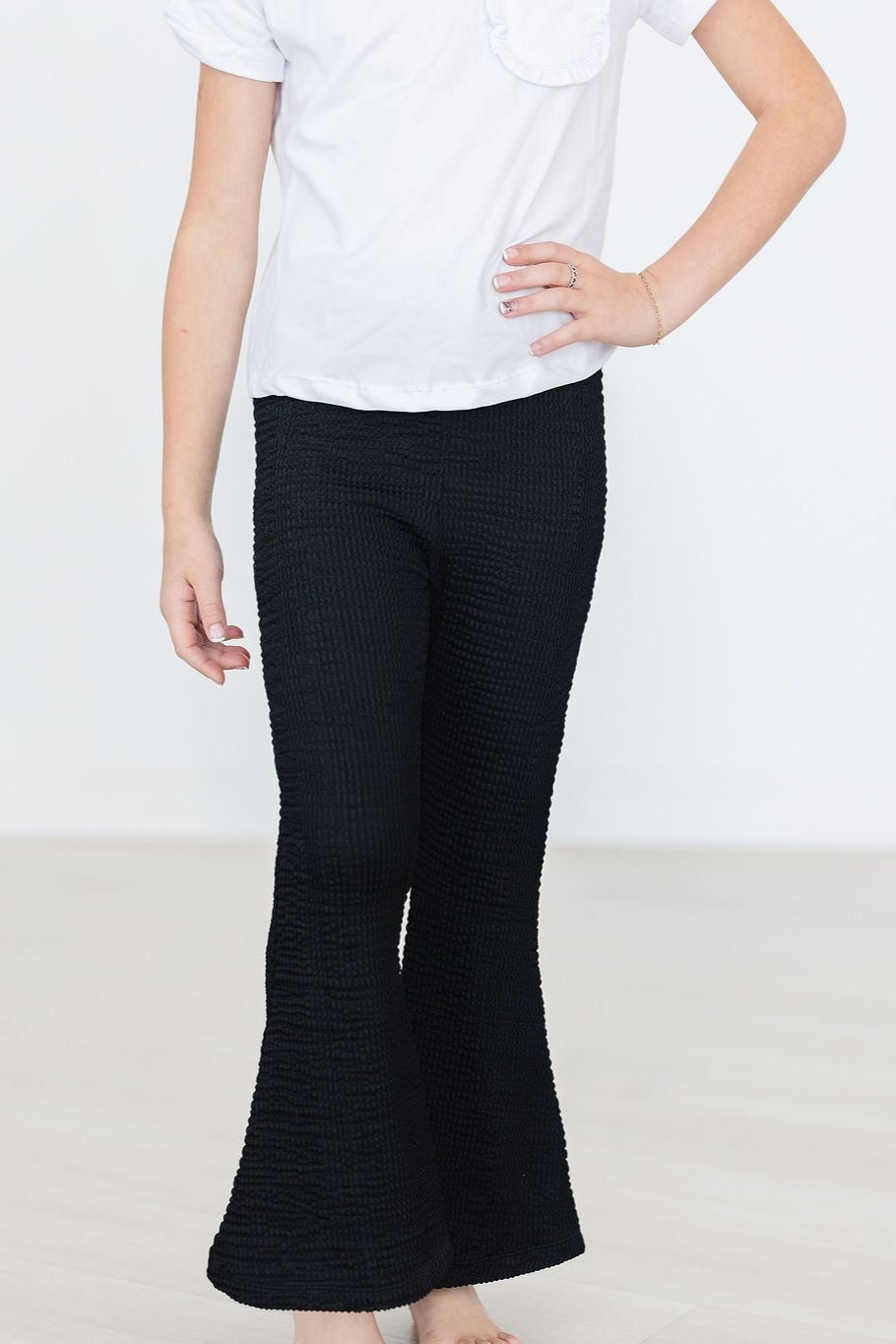 Black Scrunchy Bells - Aaria Tees Aaria Tees