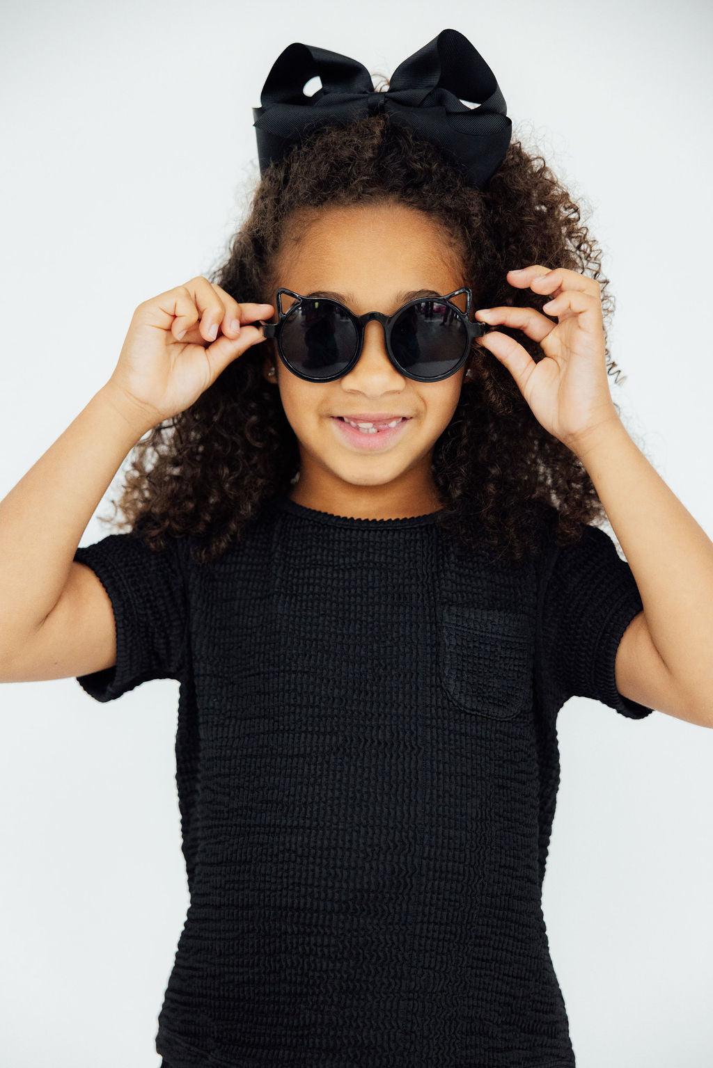 Black Scrunchy Pocket Tee - Aaria Tees Aaria Tees