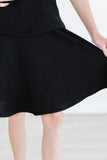 Black Scrunchy Twirl Skort - Aaria Tees Aaria Tees