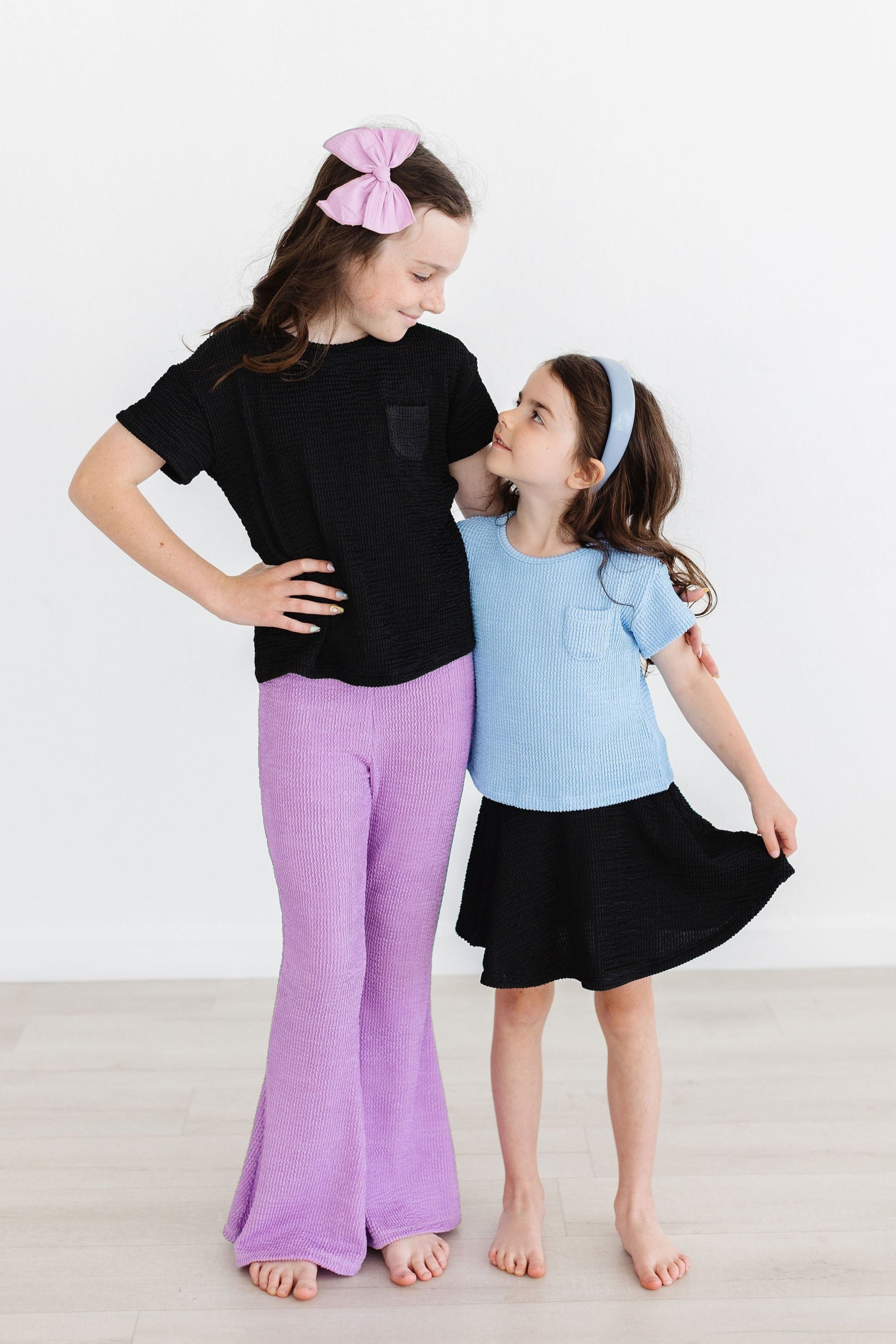 Black Scrunchy Twirl Skort - Aaria Tees Aaria Tees