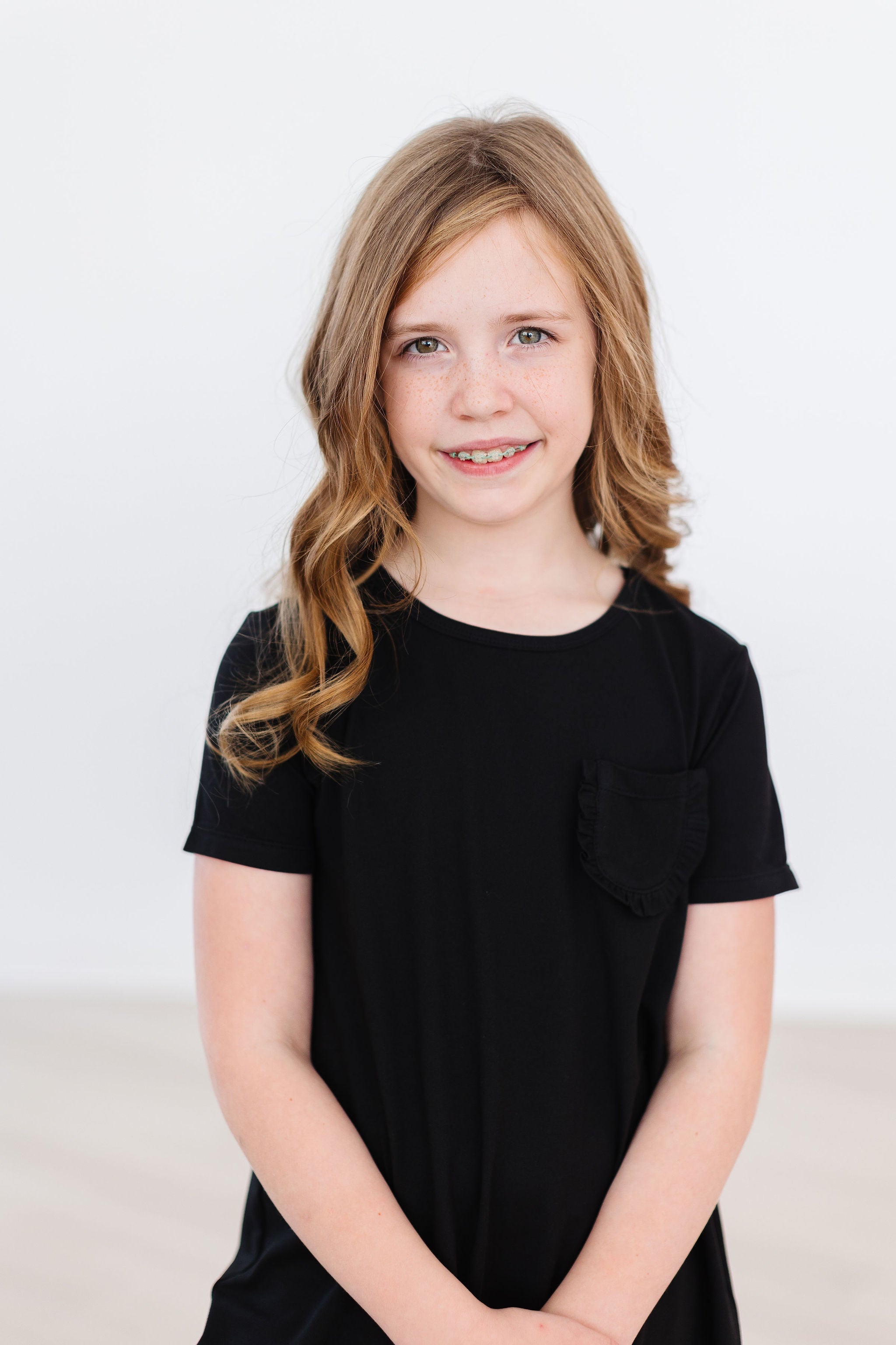 Black T-Shirt Dress - Aaria Tees Aaria Tees