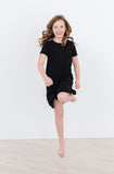 Black T-Shirt Dress - Aaria Tees Aaria Tees