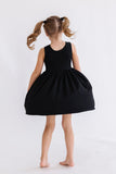 Black Tank Pocket Twirl Dress - Aaria Tees Aaria Tees