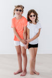 Black Twirl Shorts - Aaria Tees Aaria Tees
