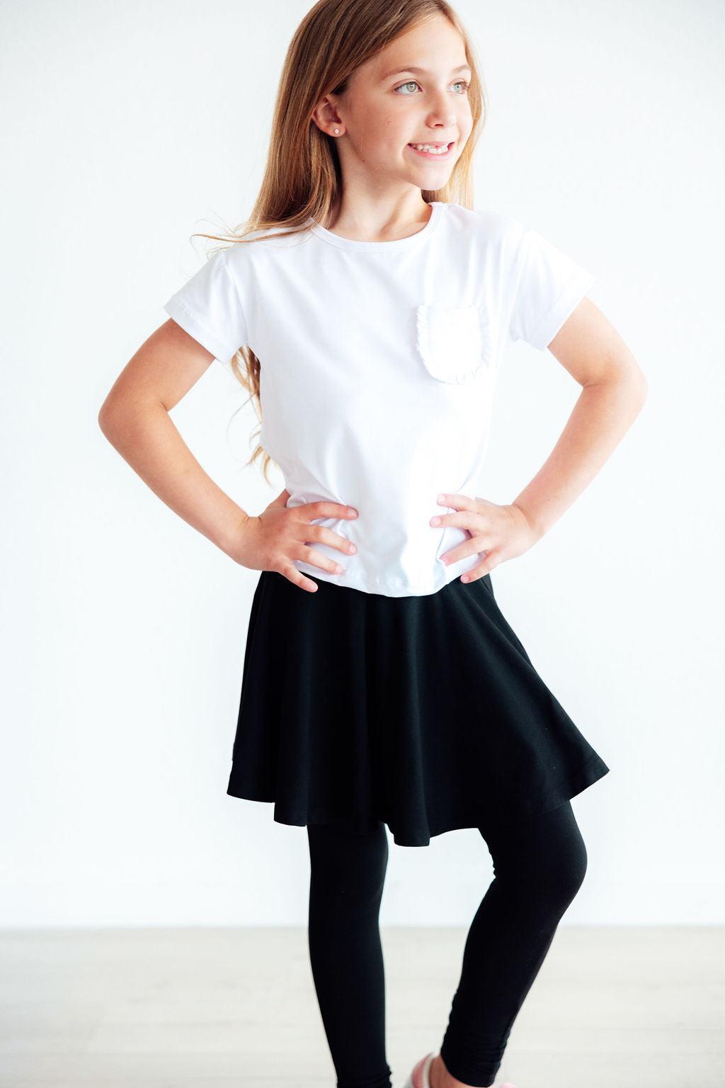 Black Twirl Skegging - Aaria Tees Aaria Tees