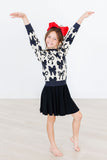 Black Twirl Skort - Aaria Tees Aaria Tees