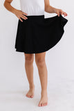 Black Twirl Skort - Aaria Tees Aaria Tees