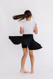 Black Twirl Skort - Aaria Tees Aaria Tees