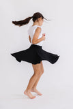 Black Twirl Skort - Aaria Tees Aaria Tees