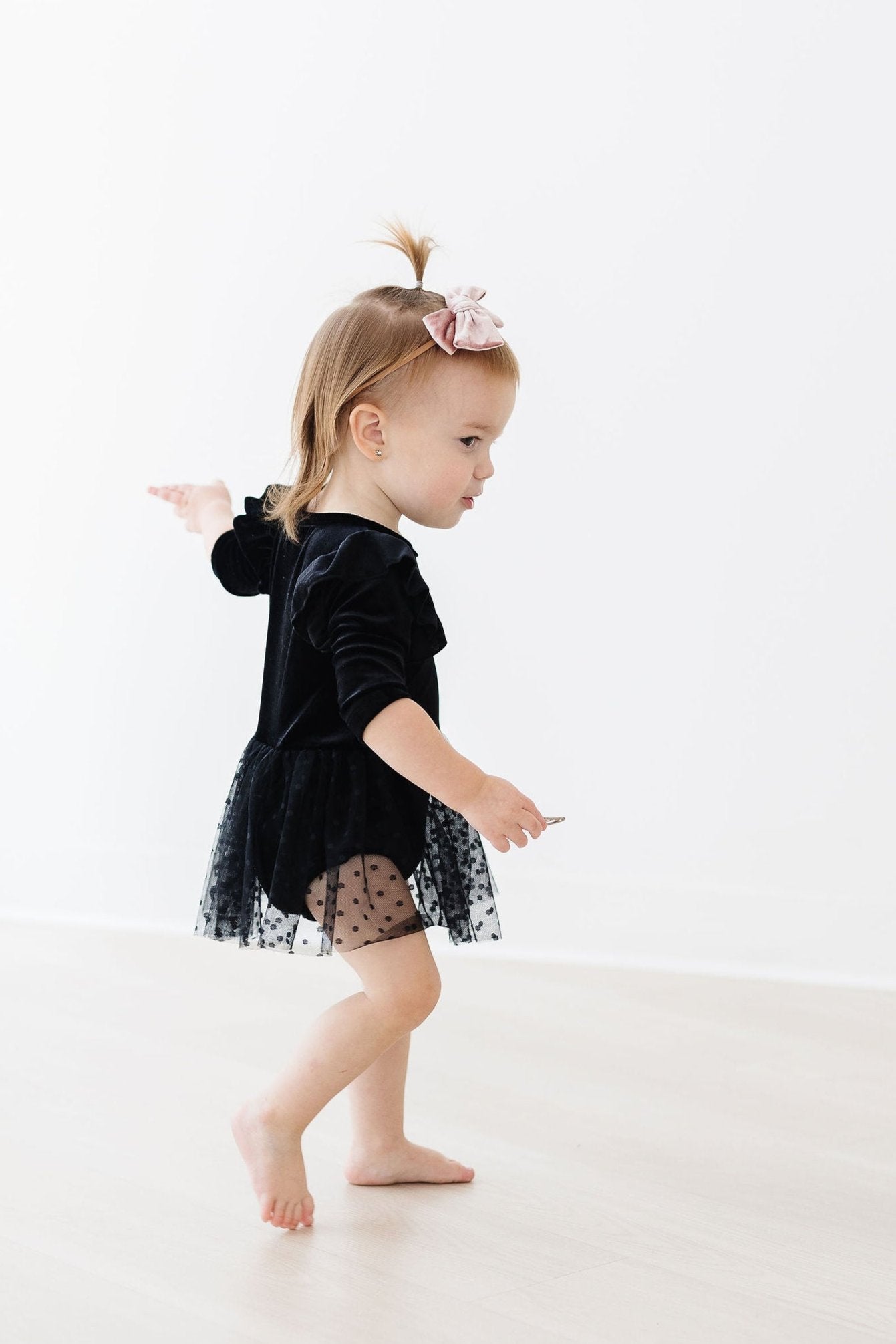 Black Velvet Tutu Bodysuit - Aaria Tees Aaria Tees