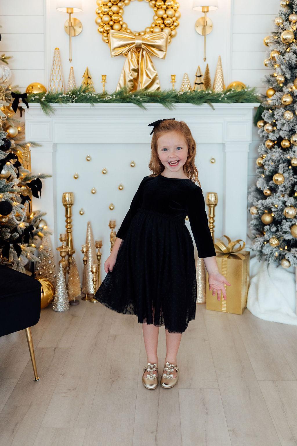 Black Velvet Tutu Dress - Aaria Tees Aaria Tees