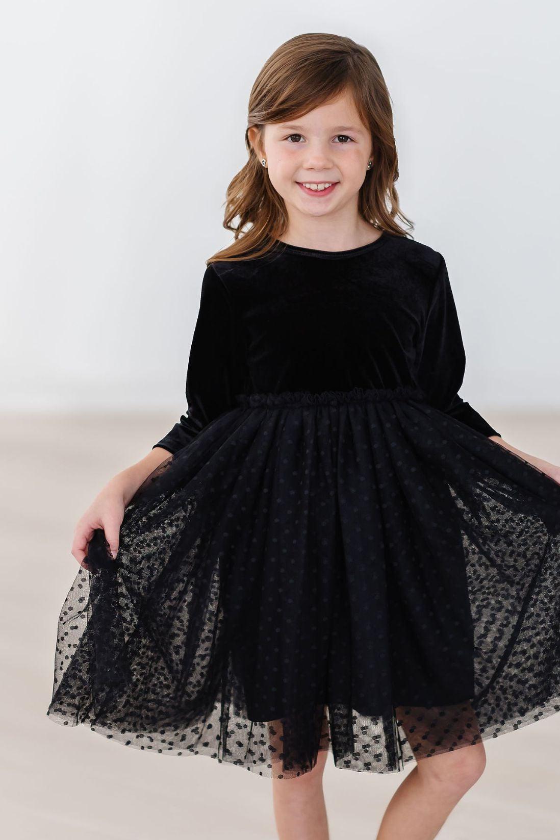 Black Velvet Tutu Dress - Aaria Tees Aaria Tees