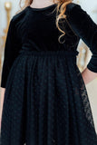 Black Velvet Tutu Dress - Aaria Tees Aaria Tees