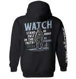 Watch Stand Fast in the Faith (Back Print) Aaria Tees